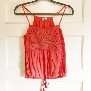 NWOT Melrose & Market Crochet Top